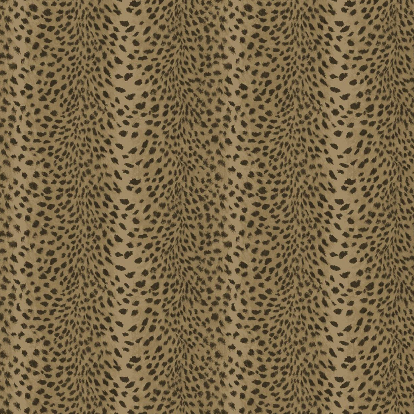 Golden Cheetah-Print Velvet Curtains