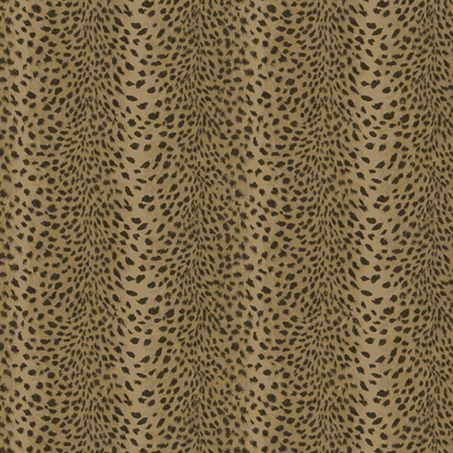 Golden Cheetah-Print Velvet Curtains