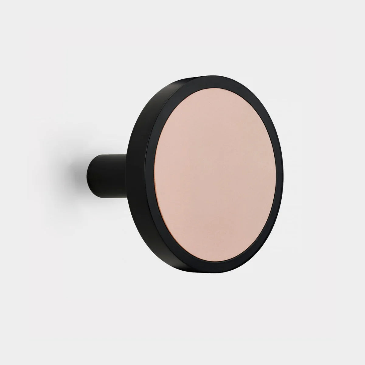 Brass & Pink Leather Curtain Tie Backs