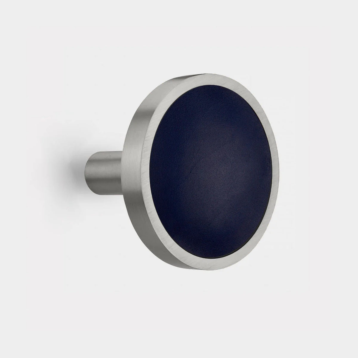 Brass & Blue Leather Curtain Tie Backs