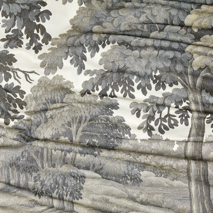 Sage Botanical Cotton-Linen Roman Blind